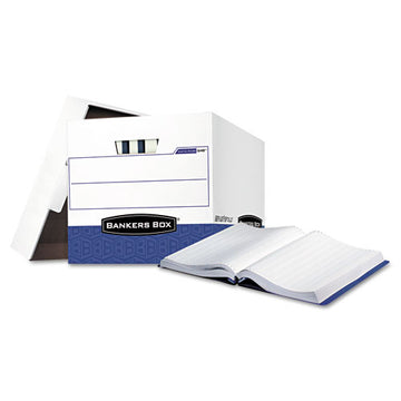 Bankers Box® Data-pak Storage Boxes, Letter Files, 13.75" X 17.75" X 13", White-blue, 12-carton freeshipping - TVN Wholesale